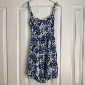 Garage Paisley Sundress w/ Back Cutout